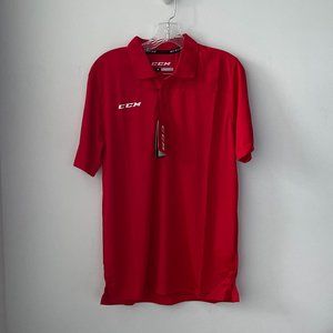 CCM Team Polo Short Sleeve Shirt